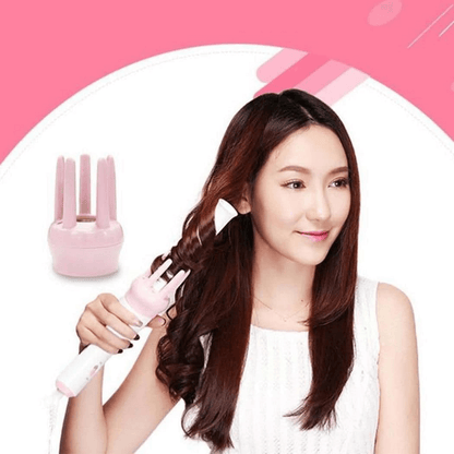 Automatic hair curler rotating rolling iron