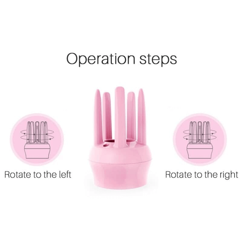 Automatic hair curler rotating rolling iron