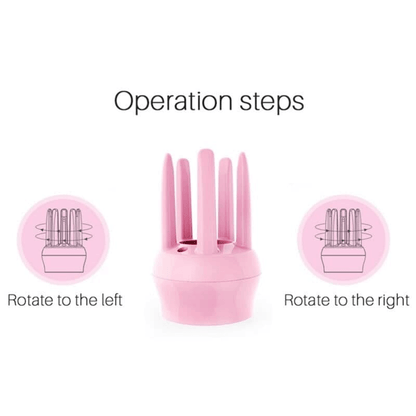 Automatic hair curler rotating rolling iron