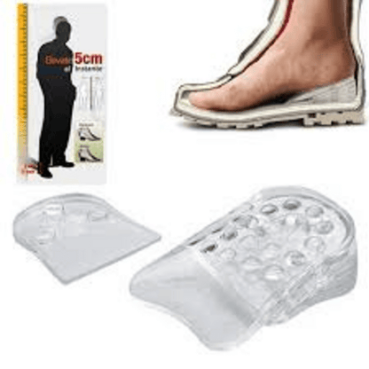 Height increasing silicone insoles elevate 5cm al instante