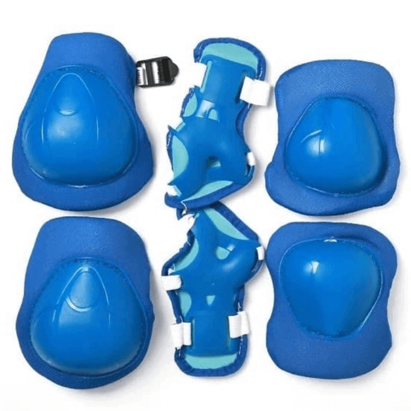 Adjustable skate shoes with helmet knee brace