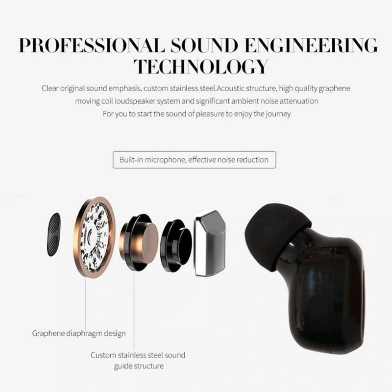 T18s wireless earbuds bluetooth 5.0 tws earphones