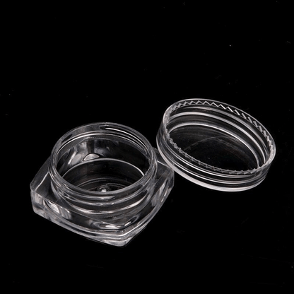 12pcs storage plastic bottle for jewelry cosmetics accessories