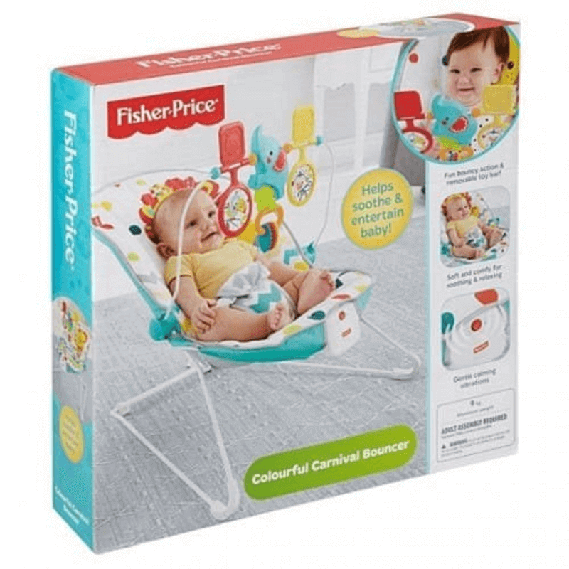 Fisher price colorful baby carnival bouncer