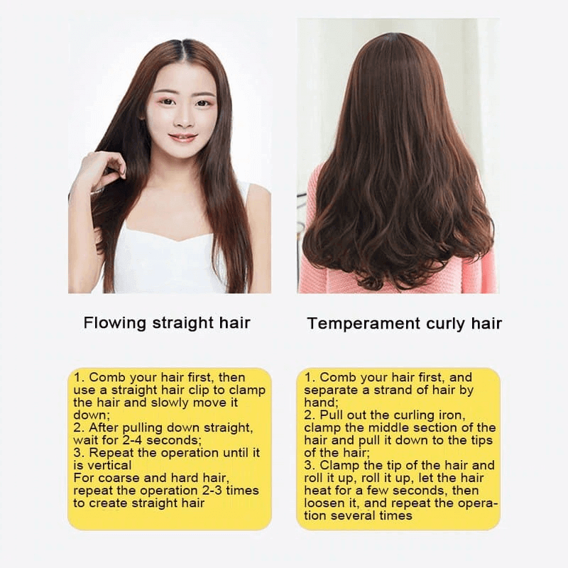 Remington 2 in 1 electric hair straightener hair curler r-8878