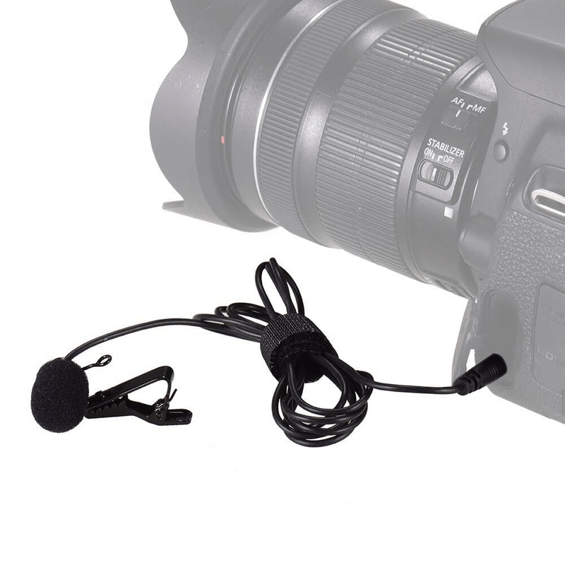 Lavalier microphone omni-directional clip-on mic