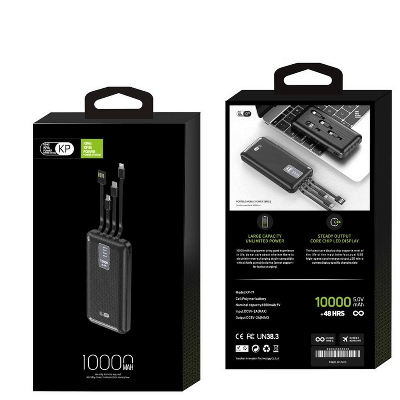 10000mah power bank original king power kp-17