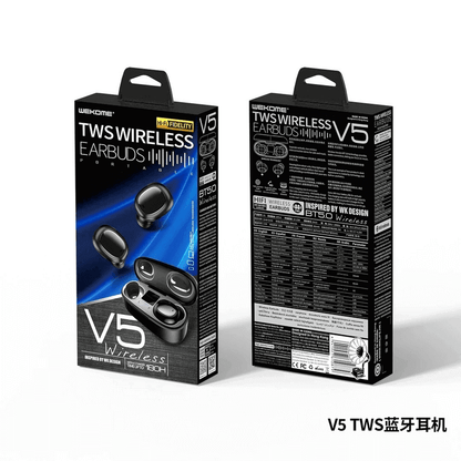 Remax v5 tws wireless earbuds with display