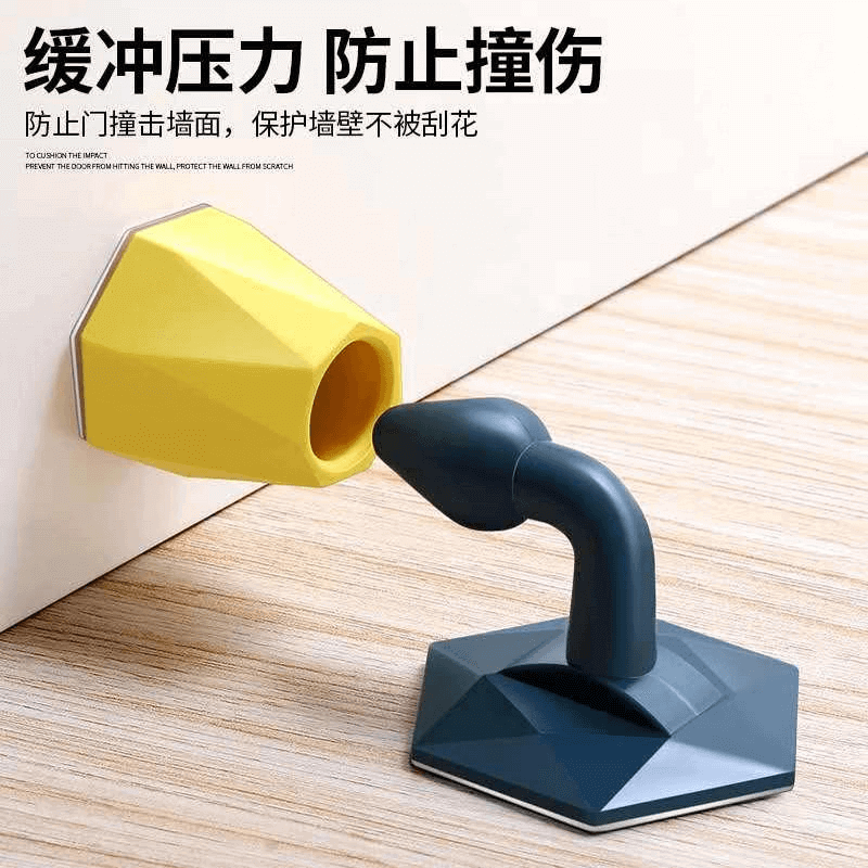 Silicone door stopper for anti-collision