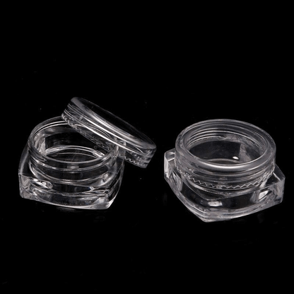 12pcs storage plastic bottle for jewelry cosmetics accessories