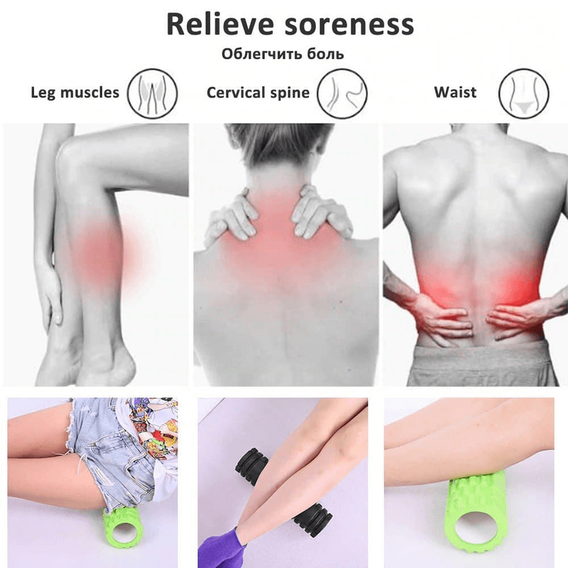 9.5*30cm pilates foam roller yoga fitness equipment