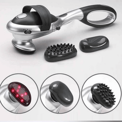 Electric handheld body massager infrared