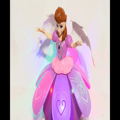 Musical angel girl toy with lighting