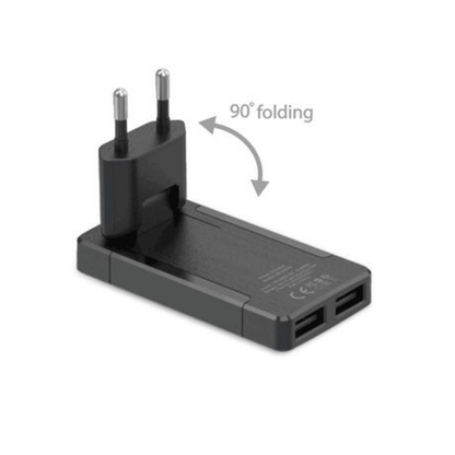 3.4a dual usb ultra slim wall charger