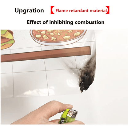 Pack of 4 kitchen stove oil proof wall sticker