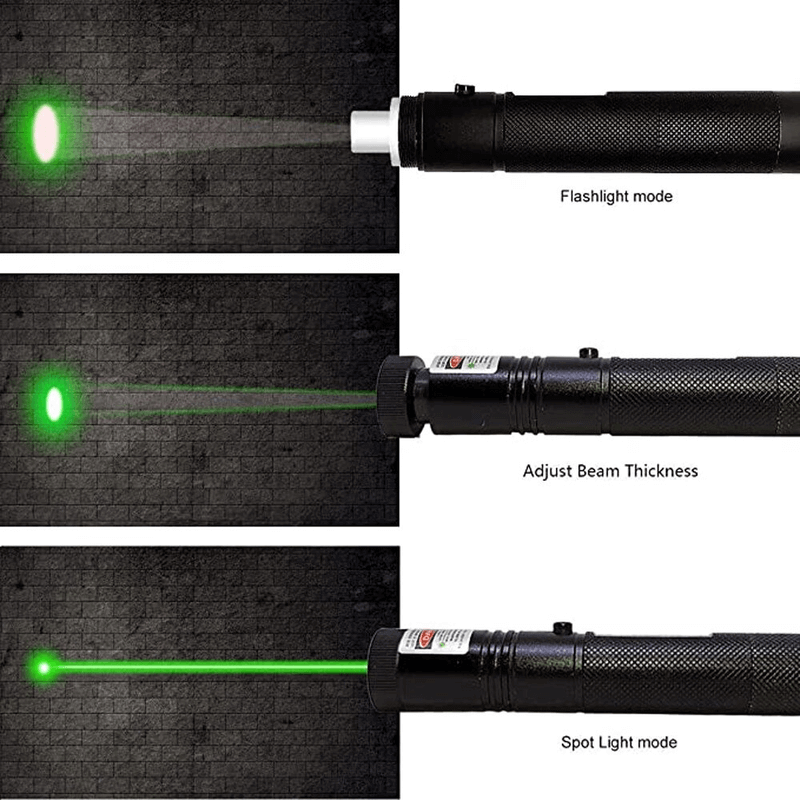 Green laser pointer pen with safety lock key