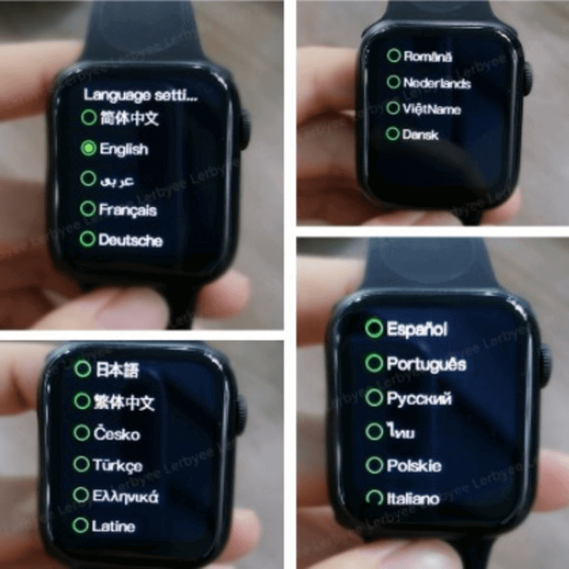 Smart watch 40mm full screen with rotating key heart rate monitor