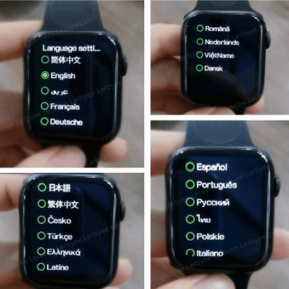 Smart watch 40mm full screen with rotating key heart rate monitor