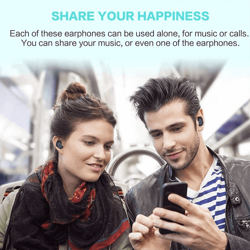 T18s wireless earbuds bluetooth 5.0 tws earphones