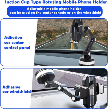 Suction cup 360 rotatable car phone holder for dasboard
