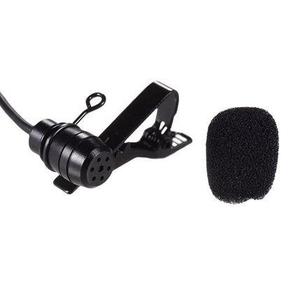 Lavalier microphone omni-directional clip-on mic