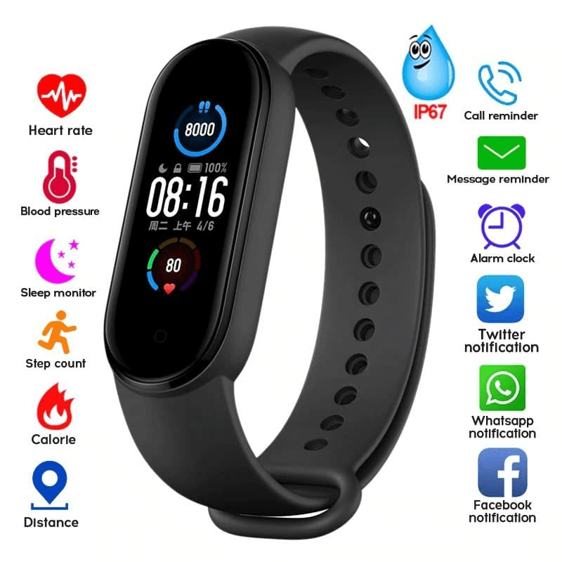 M5 smart watch bluetooth fitness bracelet