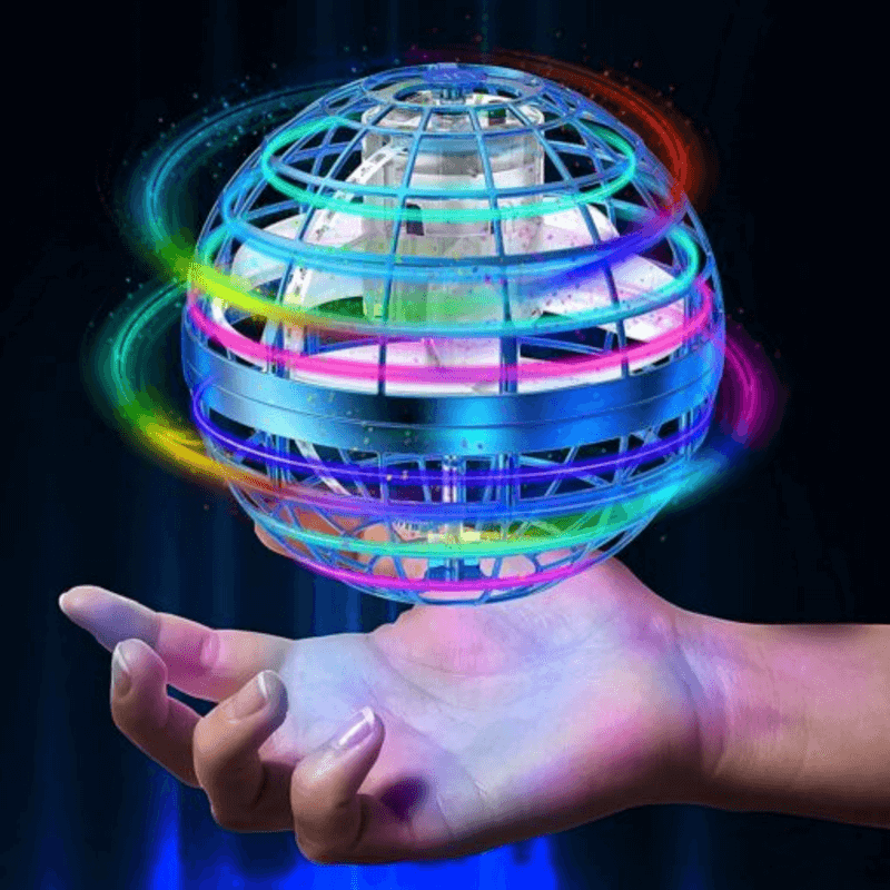 Flying Ball Boomerang Spinner RGB Lights