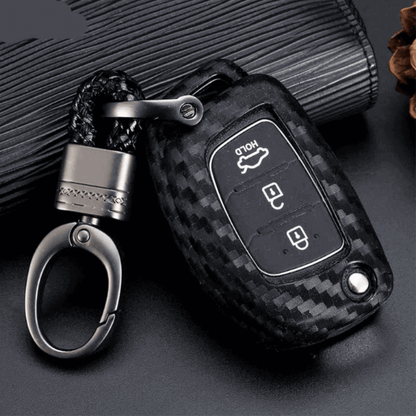 Carbon car key cover hyundai tucson