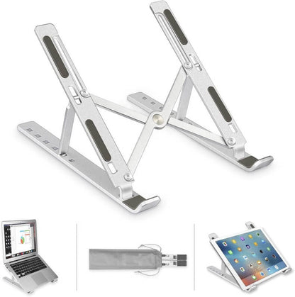 Adjustable laptop stand ergonomic desktop