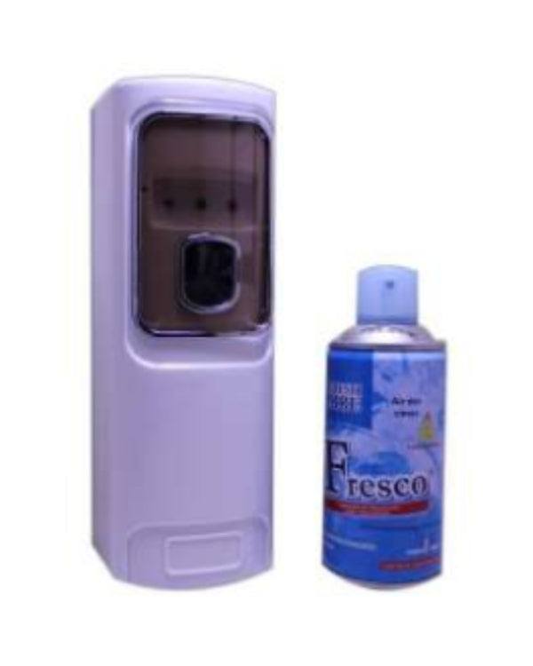 Air freshener with automatic dispenser