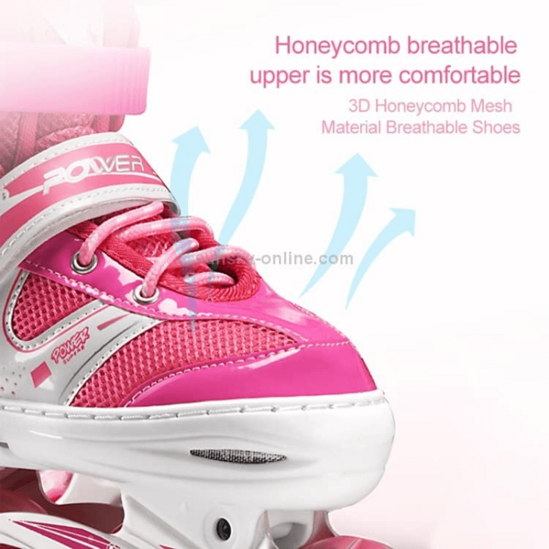 Adjustable skate shoes with helmet knee brace