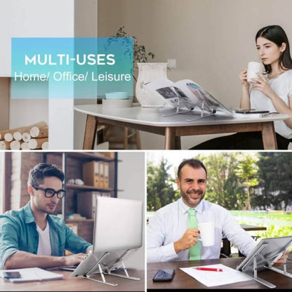 Adjustable laptop stand ergonomic desktop