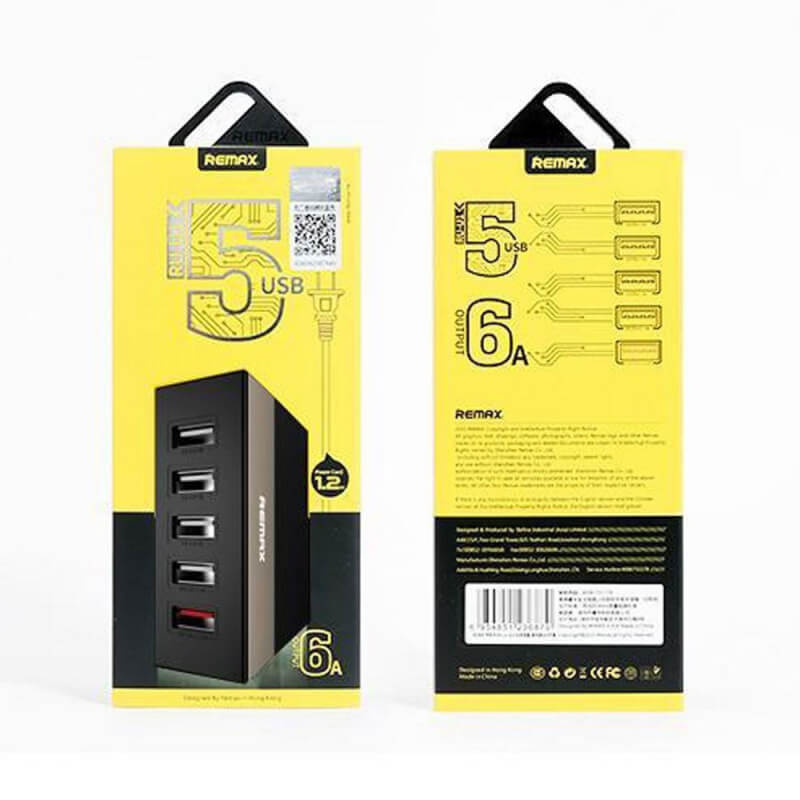 Usb hub charger remax 4 port 5v 6a
