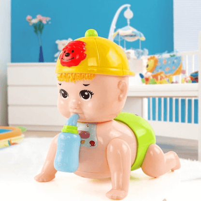 Singing crawling electronic baby toy