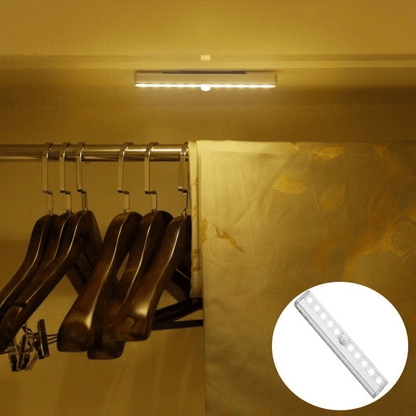 Led night light with motion sensor for closet