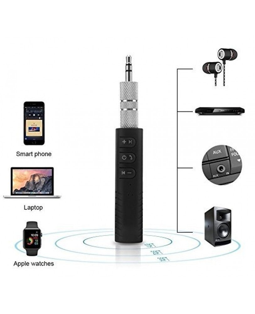 Audio jack music bluetooth receiver b09 - black