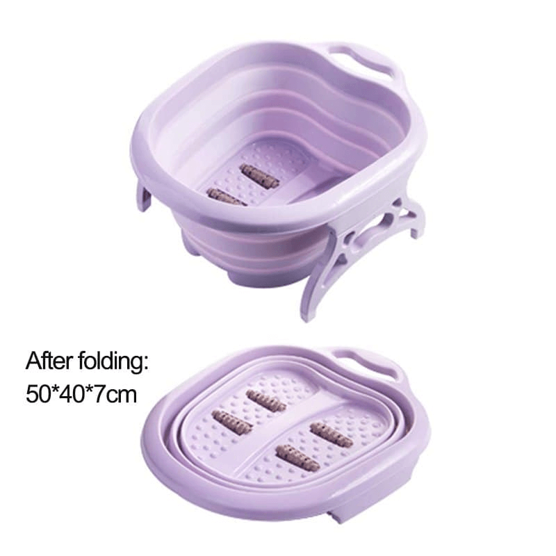 Folding travel foot bath basin feet spa