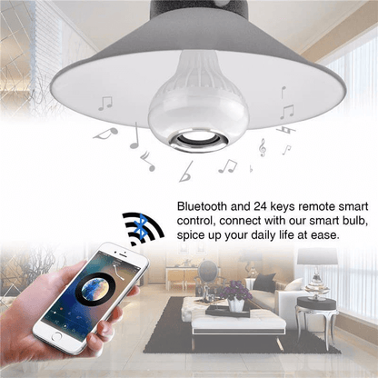 2 in 1 rgb led light and wireless speaker 12w