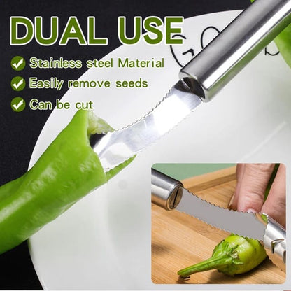 Vegetable Cutter and Seed Remover