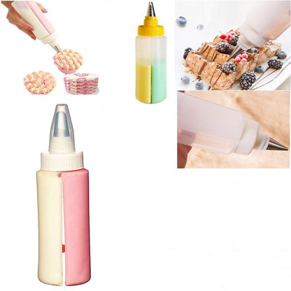 2in1 twin double cake decorating icing bottle