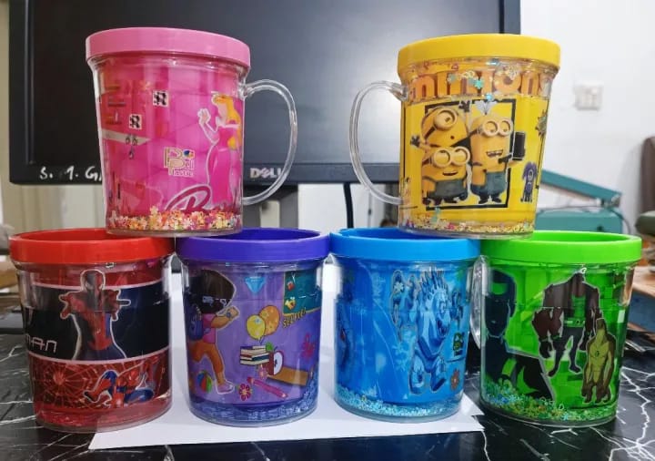 Mug for kids cartoon printed