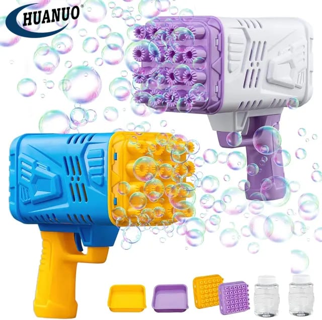 Bubble maker blaster with led light