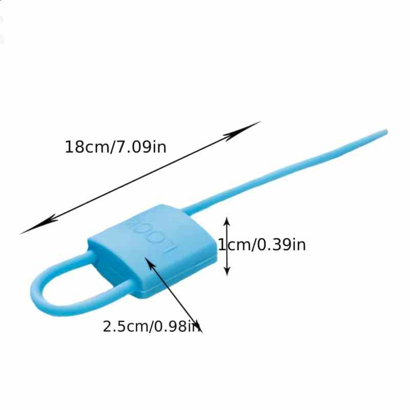 3pcs New Multifunctional Locking Silicone Strap Binding Rope