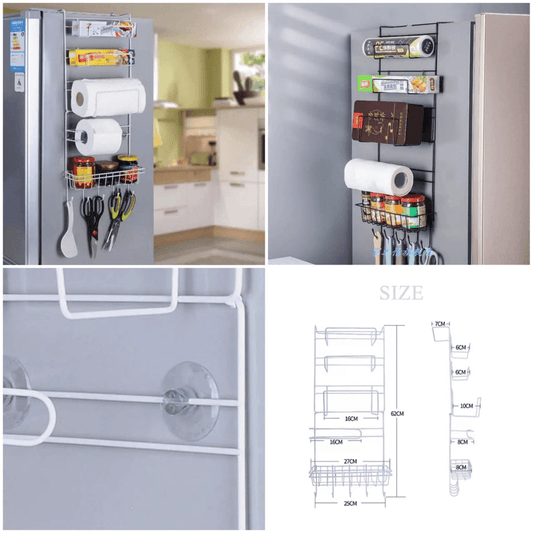 Refrigerator iron storage rack