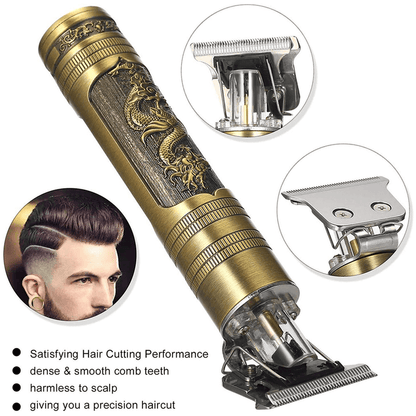 Usb electric rechargeable hair clipper for men