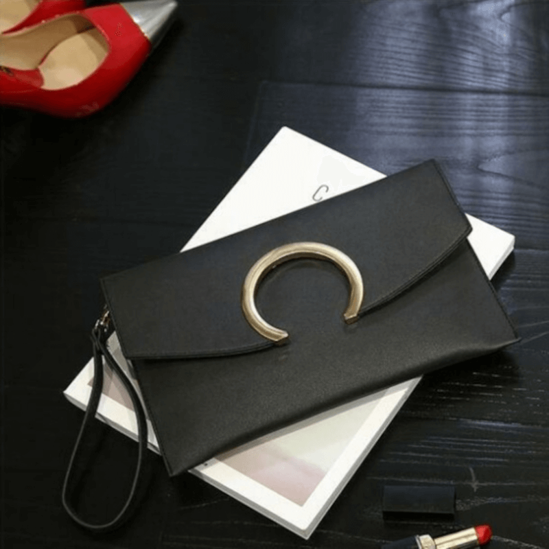 2 in 1 stylish half circle cross body bag