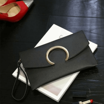 2 in 1 stylish half circle cross body bag