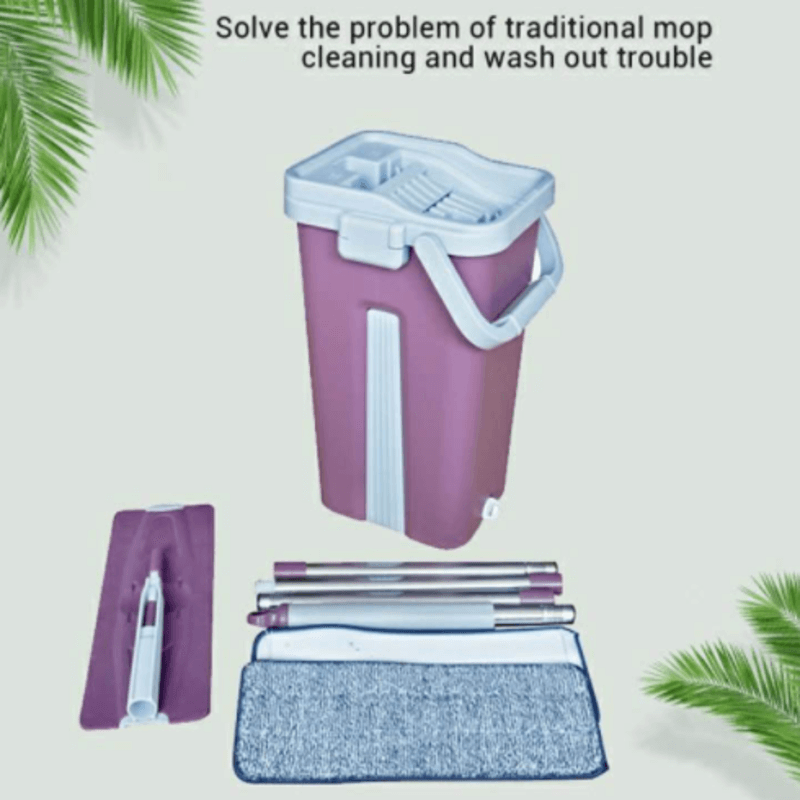 2 in 1 scratch bucket with mop