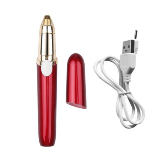 Portable electric eyebrow trimmer with usb cable