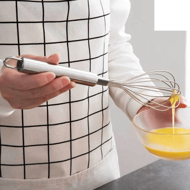 Stainless steel egg beater mixer